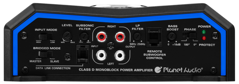 Planet Audio Pulse 3000Watt RMS 1 Ohm Monoblock Amplifier RemotePL3000.1D 